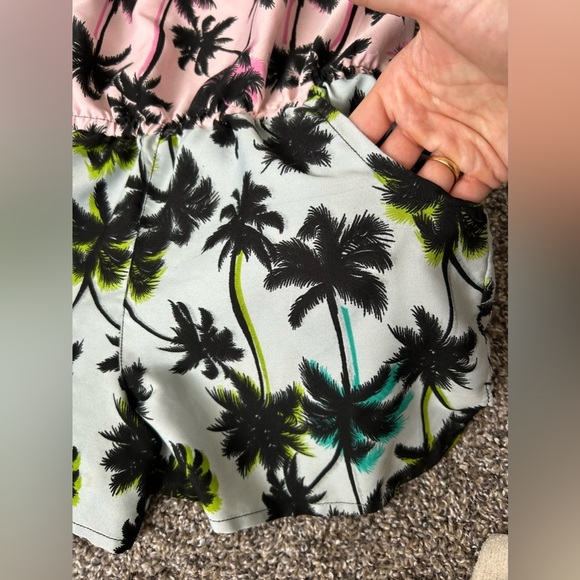 5/$25 Harmony + Havoc tropical short jumper lightweight size medium fits small - Picture 2 of 10